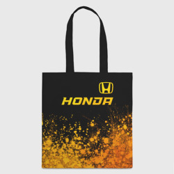 Шоппер 3D Honda - gold gradient посередине