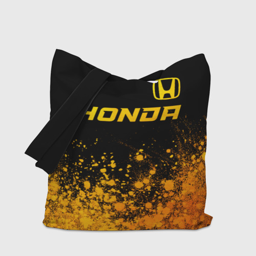 Шоппер 3D Honda - gold gradient посередине - фото 4