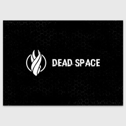 Поздравительная открытка Dead Space glitch на темном фоне по-горизонтали