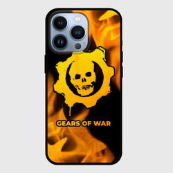 Чехол для iPhone 13 Pro Gears of War - gold gradient