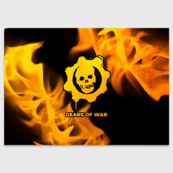 Поздравительная открытка Gears of War - gold gradient