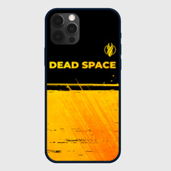 Чехол для iPhone 12 Pro Max Dead Space - gold gradient посередине