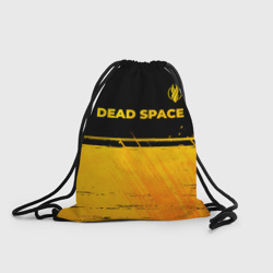 Рюкзак-мешок 3D Dead Space - gold gradient посередине