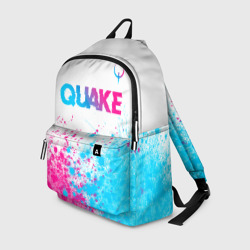 Рюкзак 3D Quake neon gradient style посередине