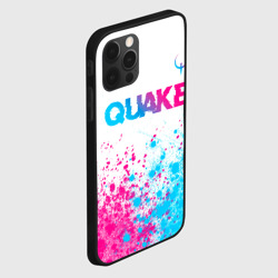 Чехол для iPhone 12 Pro Max Quake neon gradient style посередине - фото 2