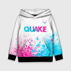 Quake neon gradient style посередине – Детская толстовка 3D с принтом купить со скидкой в -20%