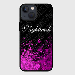 Чехол для iPhone 13 mini Nightwish rock legends посередине