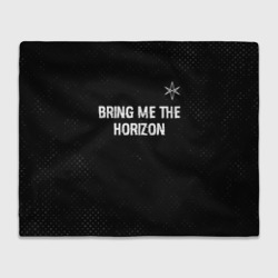 Плед 3D Bring Me the Horizon glitch на темном фоне посередине