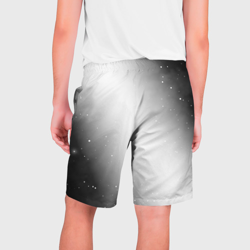 Мужские шорты 3D Nickelback glitch на светлом фоне по-вертикали, цвет 3D печать - фото 2