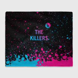 Плед 3D The Killers - neon gradient посередине