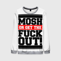 Мужской свитшот 3D Mosh or get out now