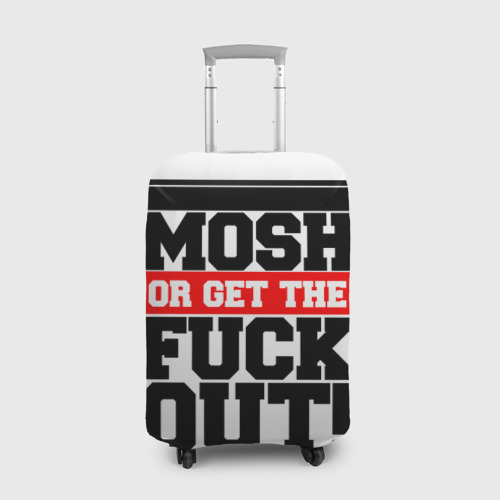 Чехол для чемодана 3D Mosh or get out now, цвет 3D печать