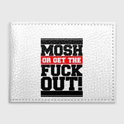 Обложка для студенческого билета Mosh or get out now