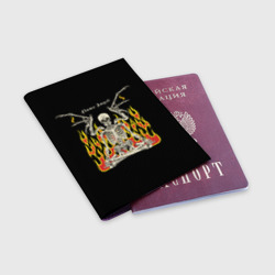 Обложка для паспорта матовая кожа Flame angel - фото 2