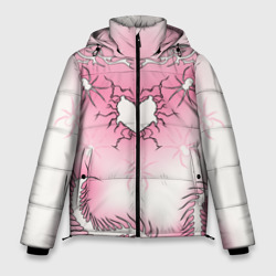Мужская зимняя куртка 3D Сердце сколопендры