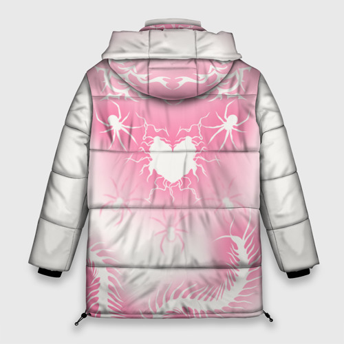 Женская зимняя куртка Oversize Сердце сколопендры, цвет черный - фото 2