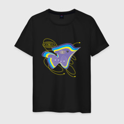 Мужская футболка хлопок Умная рыбка