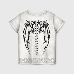 Детская футболка 3D Angel bone wings