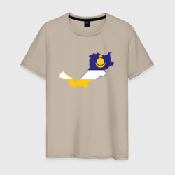 Республика Бурятия – Мужская футболка хлопок с принтом купить со скидкой в -20%