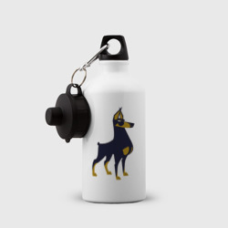 Бутылка спортивная Доберман пёс - фото 2