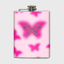 Фляга Y2K pink butterfly