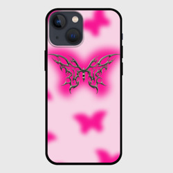 Чехол для iPhone 13 mini Y2K pink butterfly