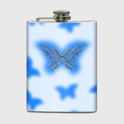Фляга Y2K blue butterfly