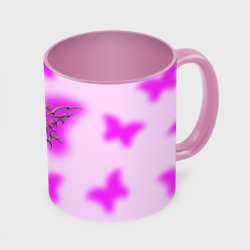 Кружка с полной запечаткой Y2K purple butterfly
