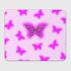 Прямоугольный коврик для мышки Y2K purple butterfly