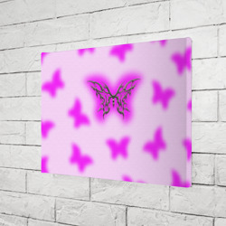 Холст прямоугольный Y2K purple butterfly - фото 2