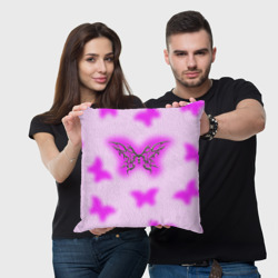 Подушка 3D Y2K purple butterfly - фото 2