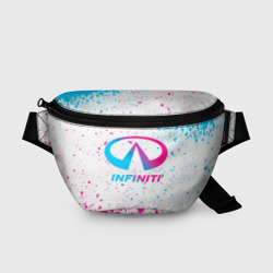 Поясная сумка 3D Infiniti neon gradient style