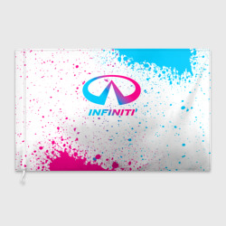 Флаг 3D Infiniti neon gradient style