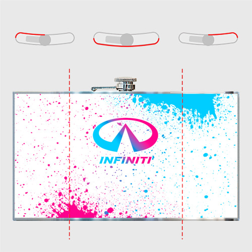 Фляга Infiniti neon gradient style - фото 5