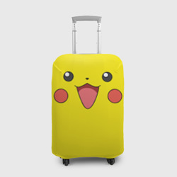 Чехол для чемодана 3D Пикачу - весёлый покемон