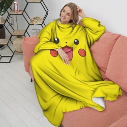 Плед с рукавами Пикачу - весёлый покемон - фото 2