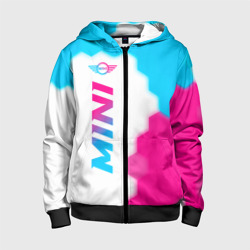 Mini neon gradient style по-вертикали – Детская толстовка 3D на молнии с принтом купить со скидкой в -31%