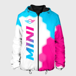 Мужская куртка 3D Mini neon gradient style по-вертикали