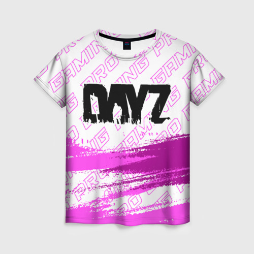 Женская футболка 3D DayZ pro gaming посередине, цвет 3D печать
