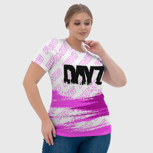 Женская футболка 3D DayZ pro gaming посередине, цвет 3D печать - фото 6