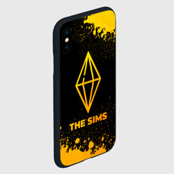 Чехол для iPhone XS Max матовый The Sims - gold gradient - фото 2