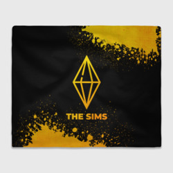 Плед 3D The Sims - gold gradient