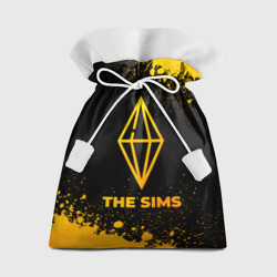 Подарочный 3D мешок The Sims - gold gradient