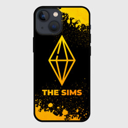 Чехол для iPhone 13 mini The Sims - gold gradient