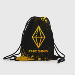 Рюкзак-мешок 3D The Sims - gold gradient