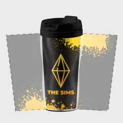 Термокружка-непроливайка The Sims - gold gradient - фото 2
