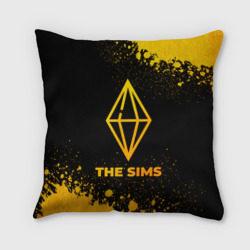 Подушка 3D The Sims - gold gradient