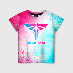The Last Of Us neon gradient style – Детская футболка 3D с принтом купить со скидкой в -33%