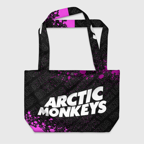 Пляжная сумка 3D Arctic Monkeys rock legends по-горизонтали