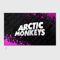 Флаг 3D Arctic Monkeys rock legends по-горизонтали